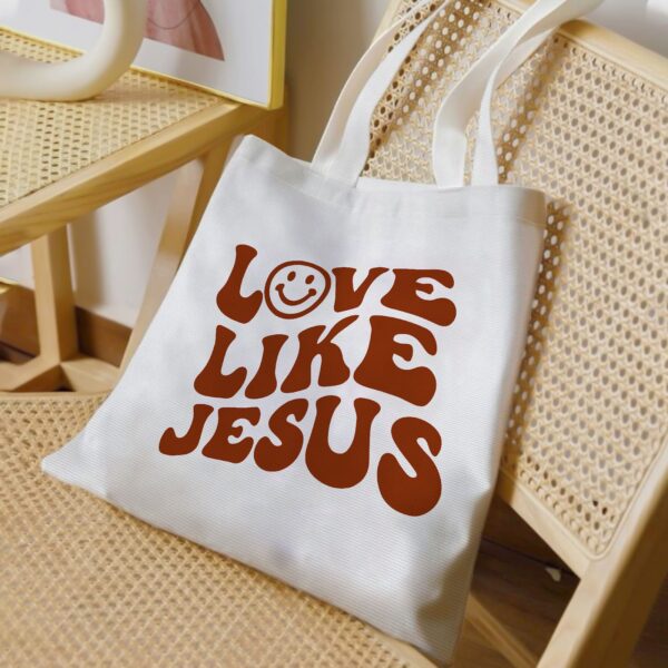 jesus loves you tote bag