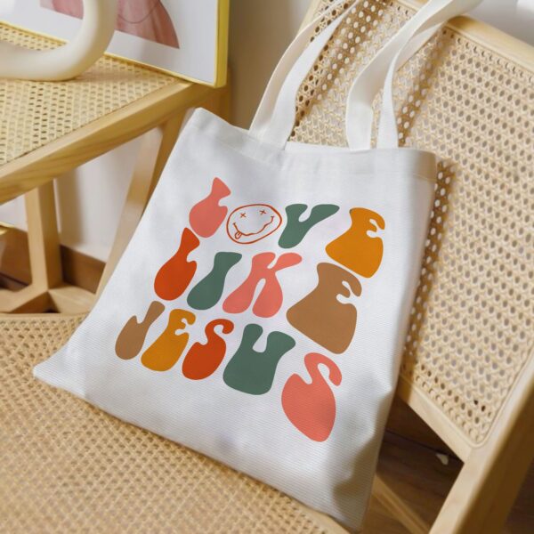 jesus loves you tote bag