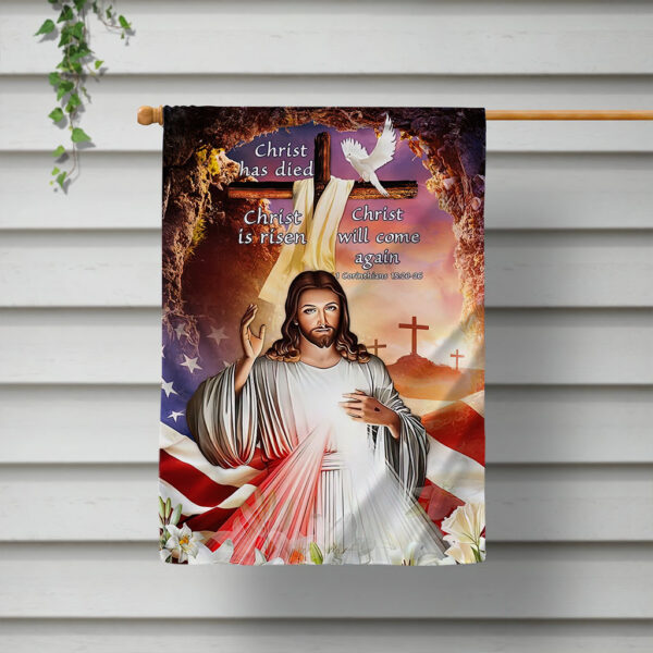 jesus resurrection flag