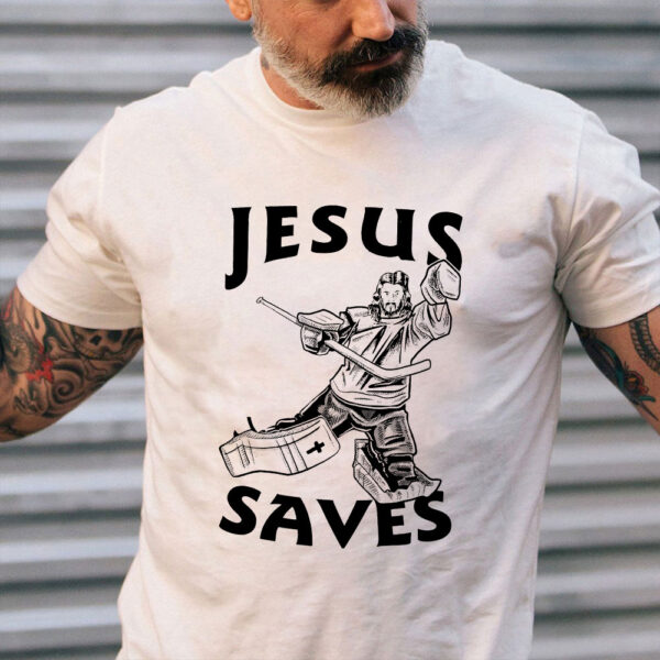 jesus saves gretzky scores shirt