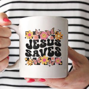 jesus saves mug