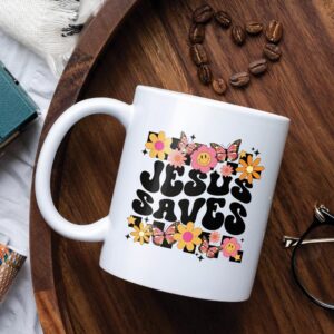 jesus saves mug