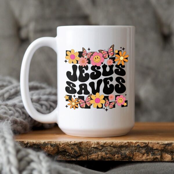 jesus saves mug