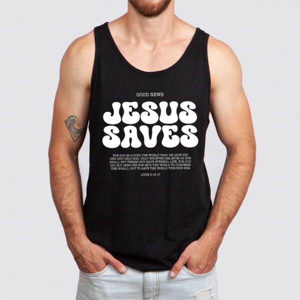 jesus saves tank top