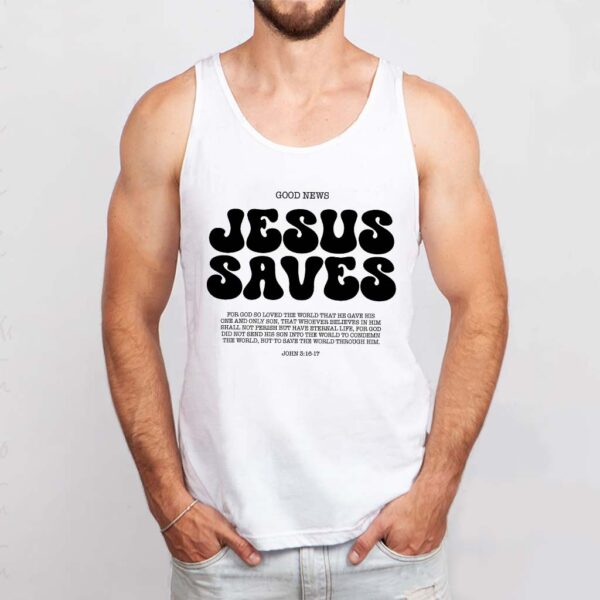 jesus saves tank top