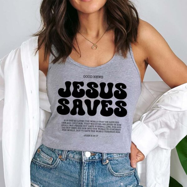 jesus saves tank top