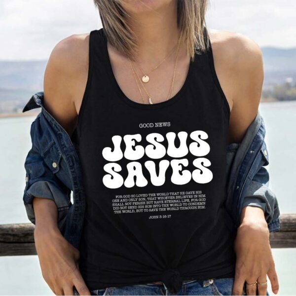 jesus saves tank top