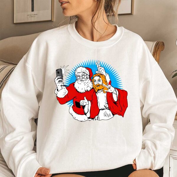 jesus selfie sweater