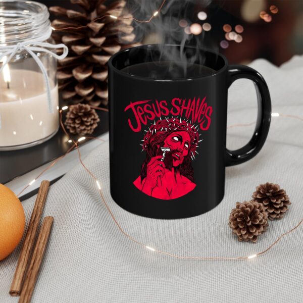 jesus shaves mug