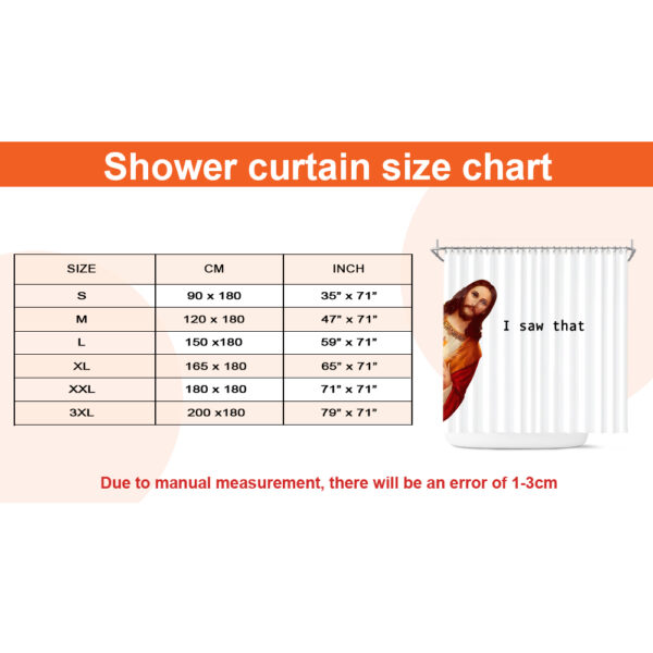 jesus shower curtain