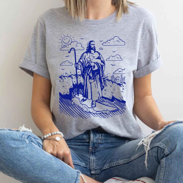 jesus surfing shirt