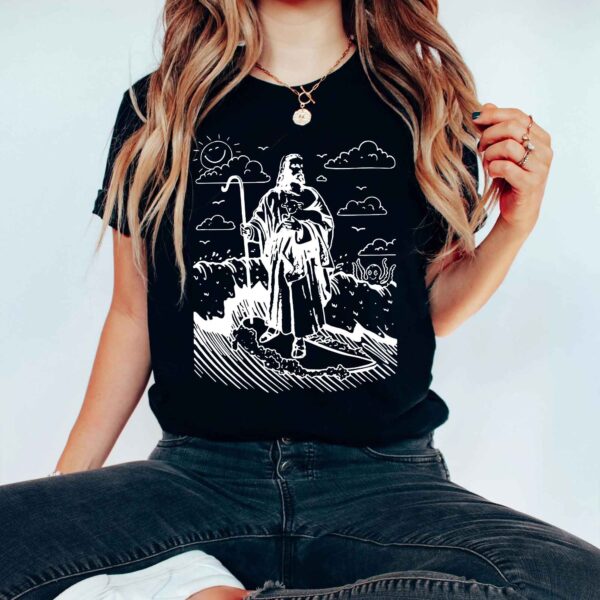 jesus surfing shirt