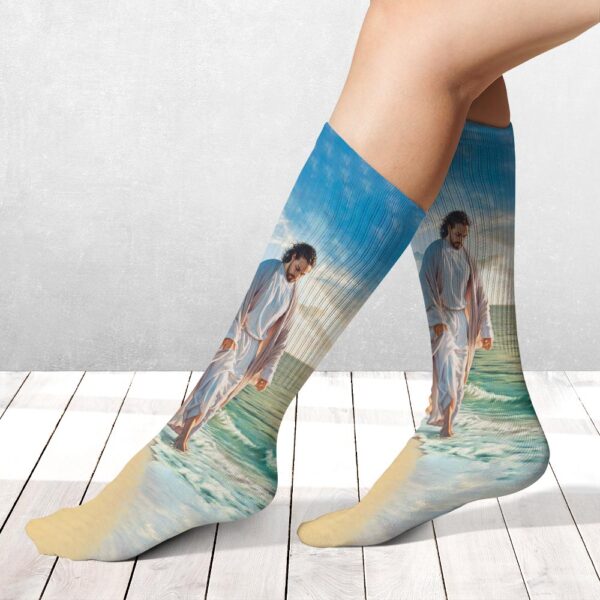 kanye jesus walks socks