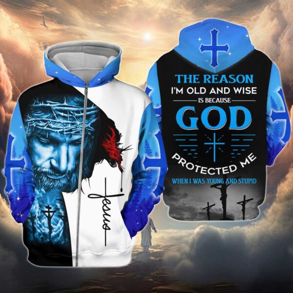 jesus zip hoodie