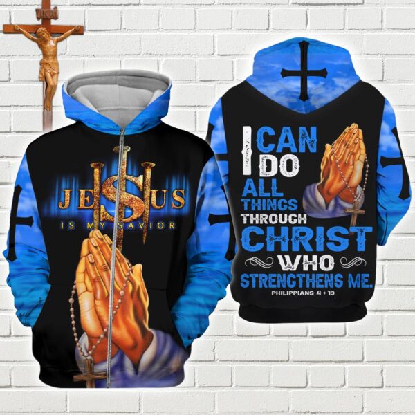 jesus zip up hoodie