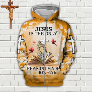 jesus zip up hoodie