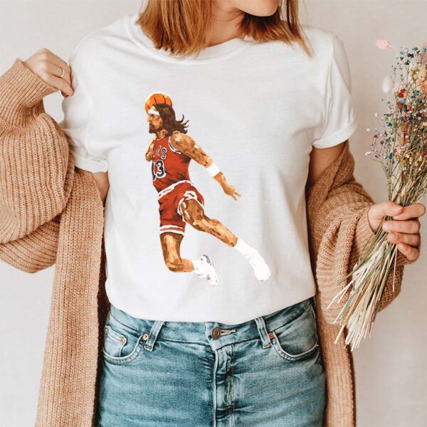 jumpshot jesus t shirt