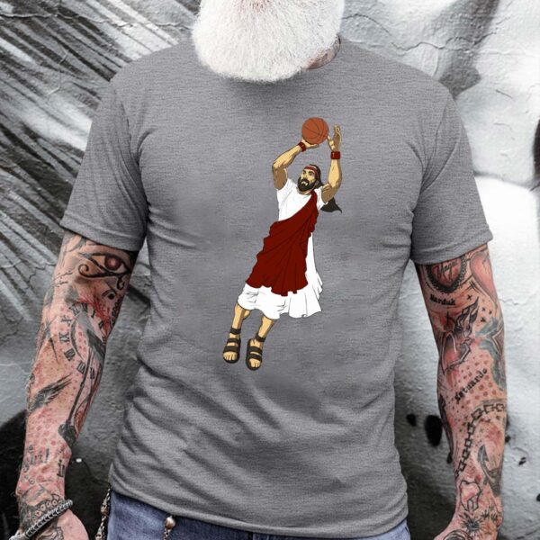 jumpshot jesus t shirt