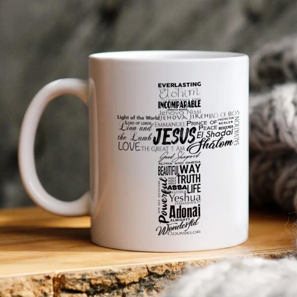 names of jesus mug