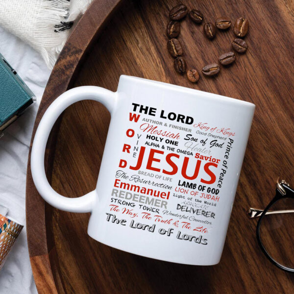 names of jesus mug