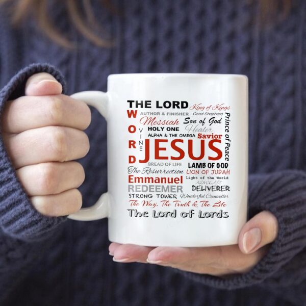 names of jesus mug