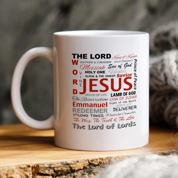 names of jesus mug