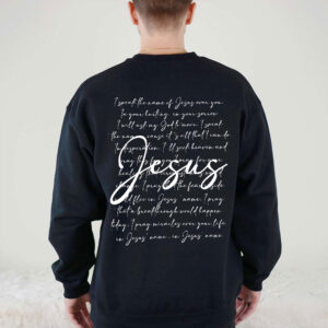 names of jesus sweatshirt