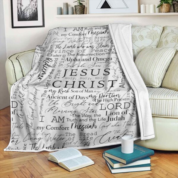 names of jesus blanket