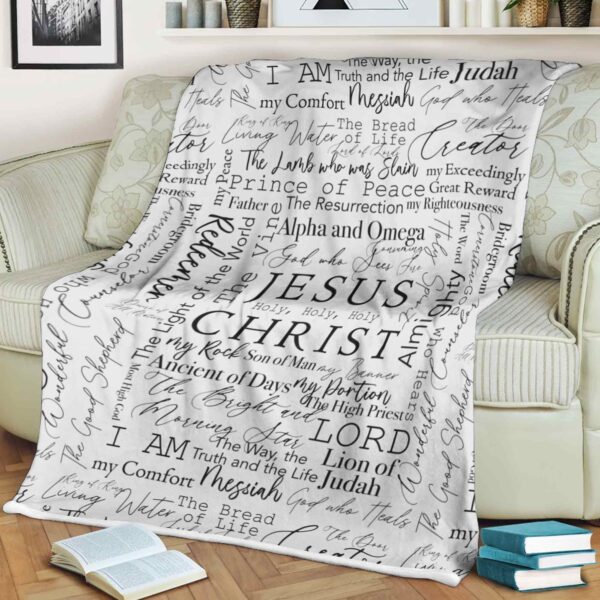 names of jesus blanket