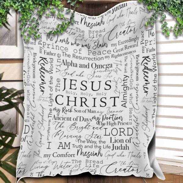 names of jesus blanket