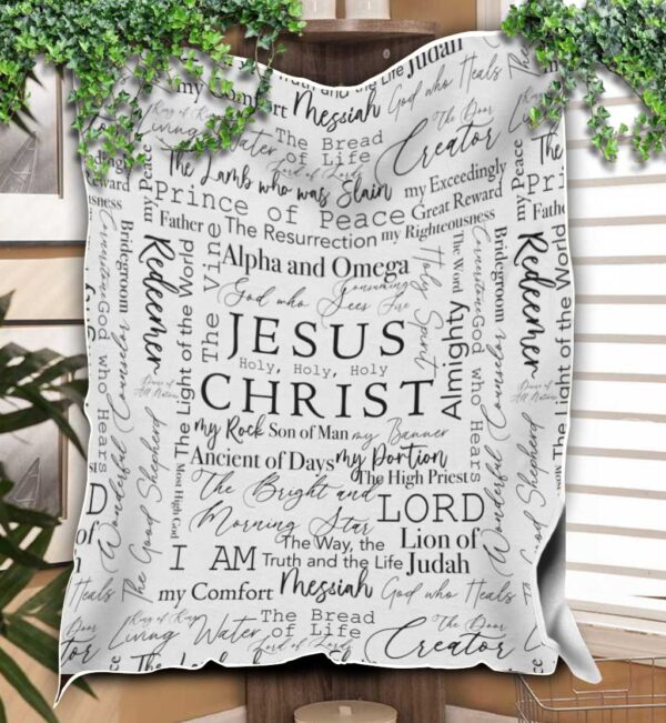 names of jesus blanket