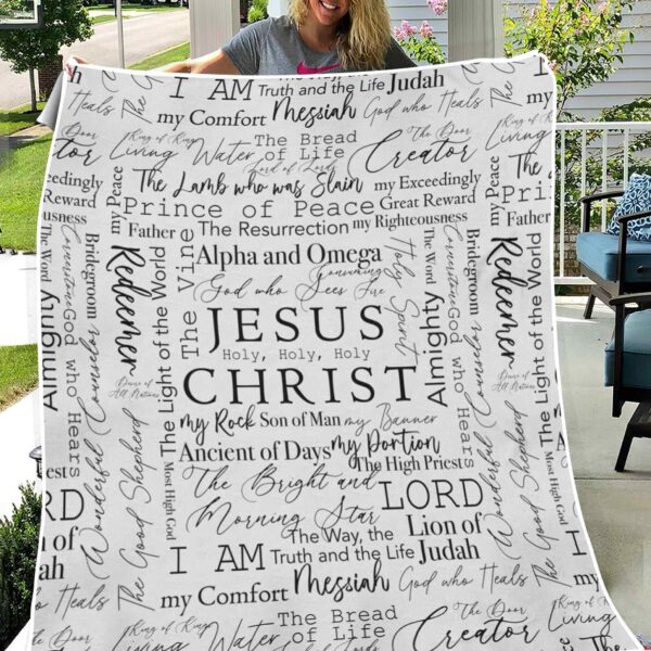 names of jesus blanket