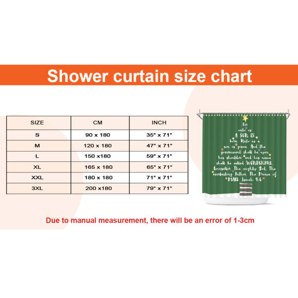 religious christmas shower curtains