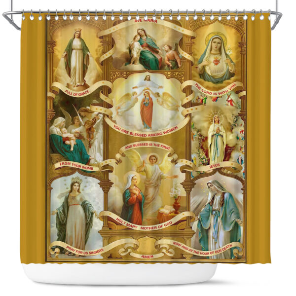 religious easter shower curtains