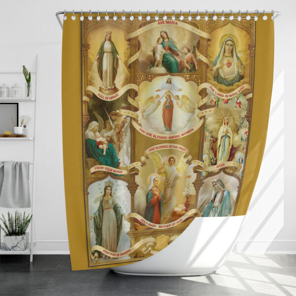 religious easter shower curtains