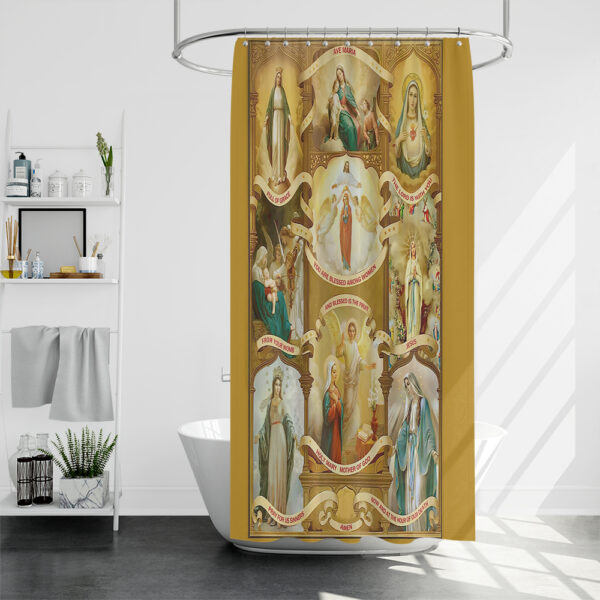 religious easter shower curtains