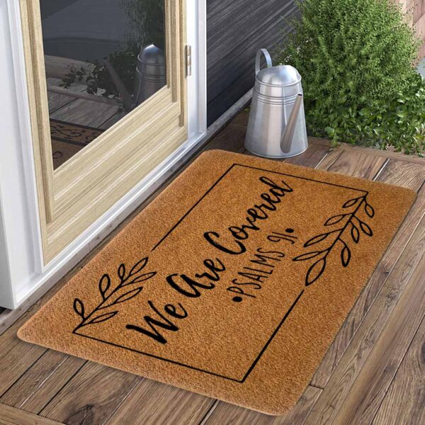 religious front door mats