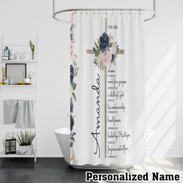 religious shower curtain