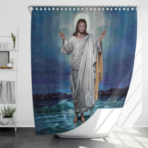 religious themed shower curtains