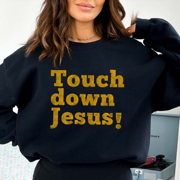 touchdown jesus sweater