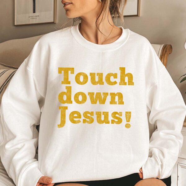 touchdown jesus sweater