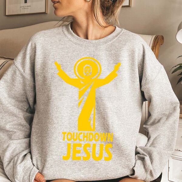 touchdown jesus sweater