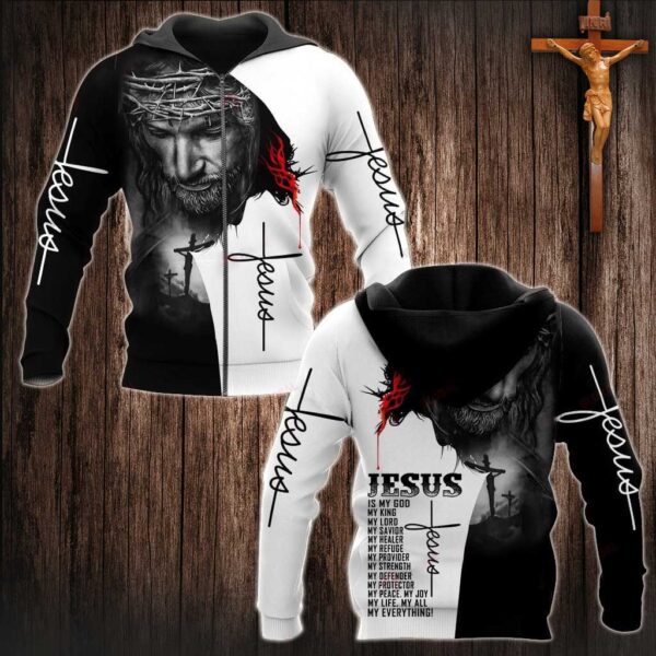 zip hoodie jesus god christians