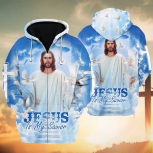 zip hoodie jesus is my savior go tome