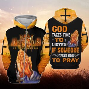 zip up hoodie with jesus on sleeves