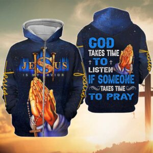 zip up hoodie with jesus on sleeves